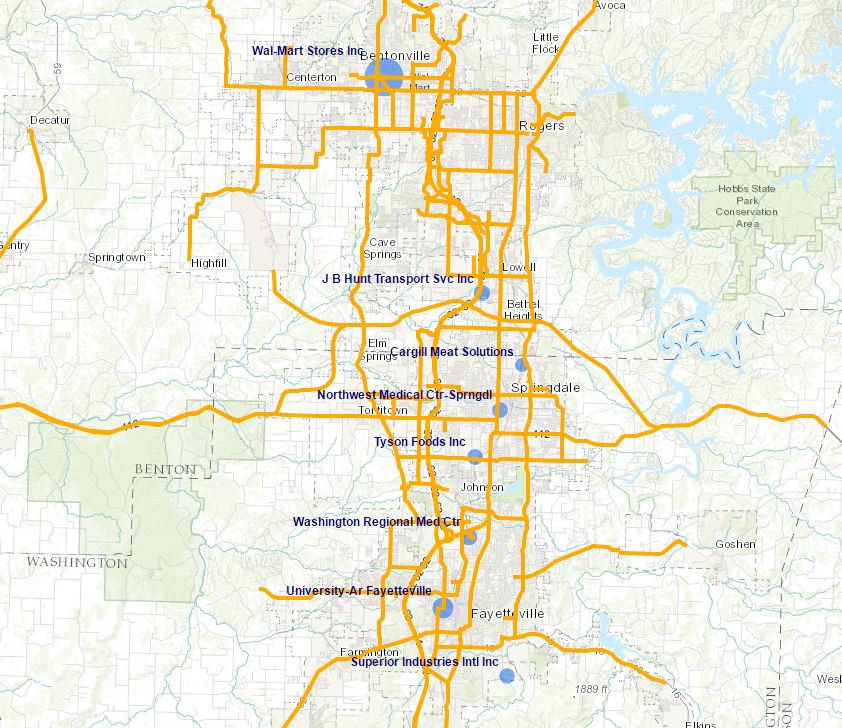 washington county parcel map arkansas Interactive Gis Maps Northwest Arkansas Regional Planning Commission washington county parcel map arkansas